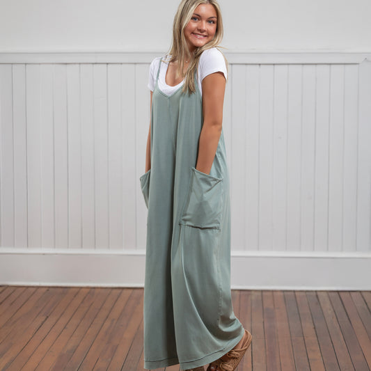 Dana's Favorite Jumpsuit - Dusty Blue