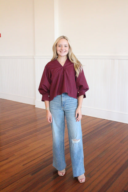 Business as Usual Top - Wine