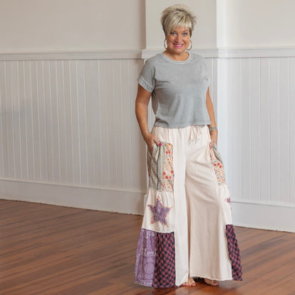 Laid Back Luxe Pants - Taupe Multi