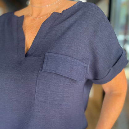 Savvy in Navy Top