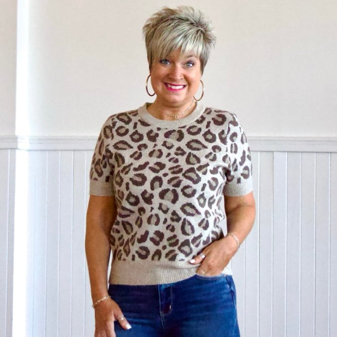 Leopard Lunatic Top