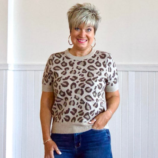 Leopard Lunatic Top
