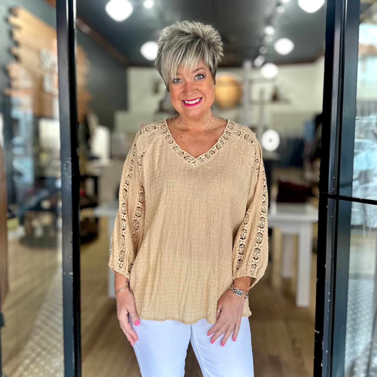Lovin' Feeling Top - Khaki