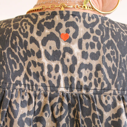 Leopard Babydoll Top