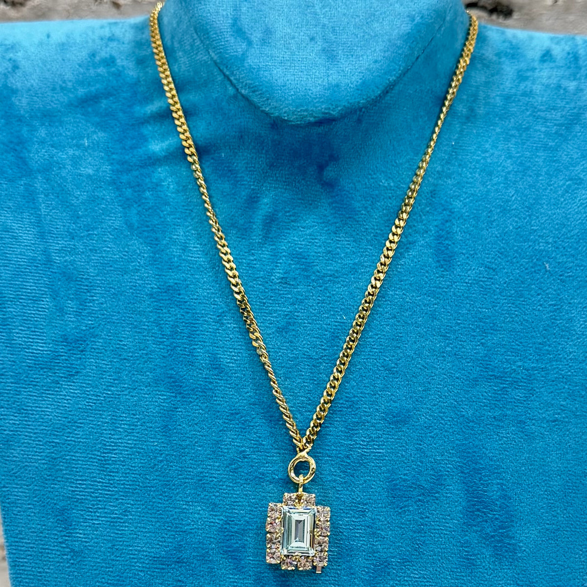 TOVA Darla Necklace - Blue Lemon