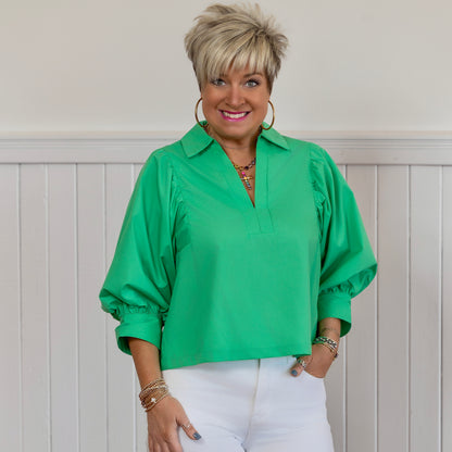 Boss Babe Top - Green