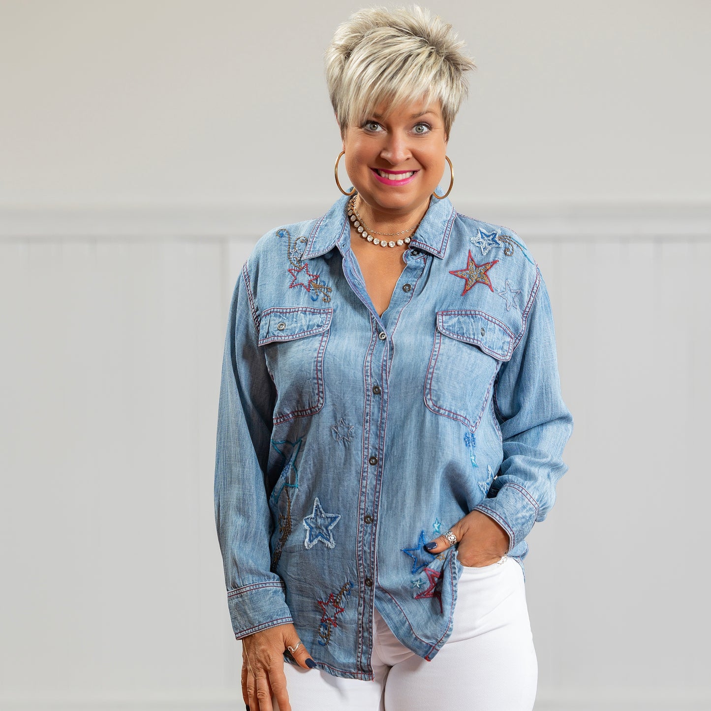 Emma Shirt - Denim