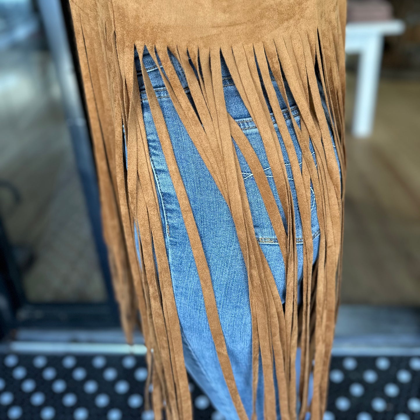 "On My High Horse" Fringe Top