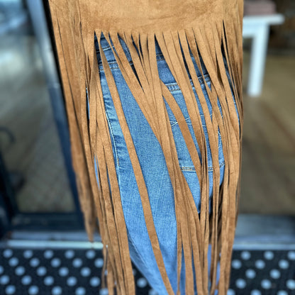 "On My High Horse" Fringe Top