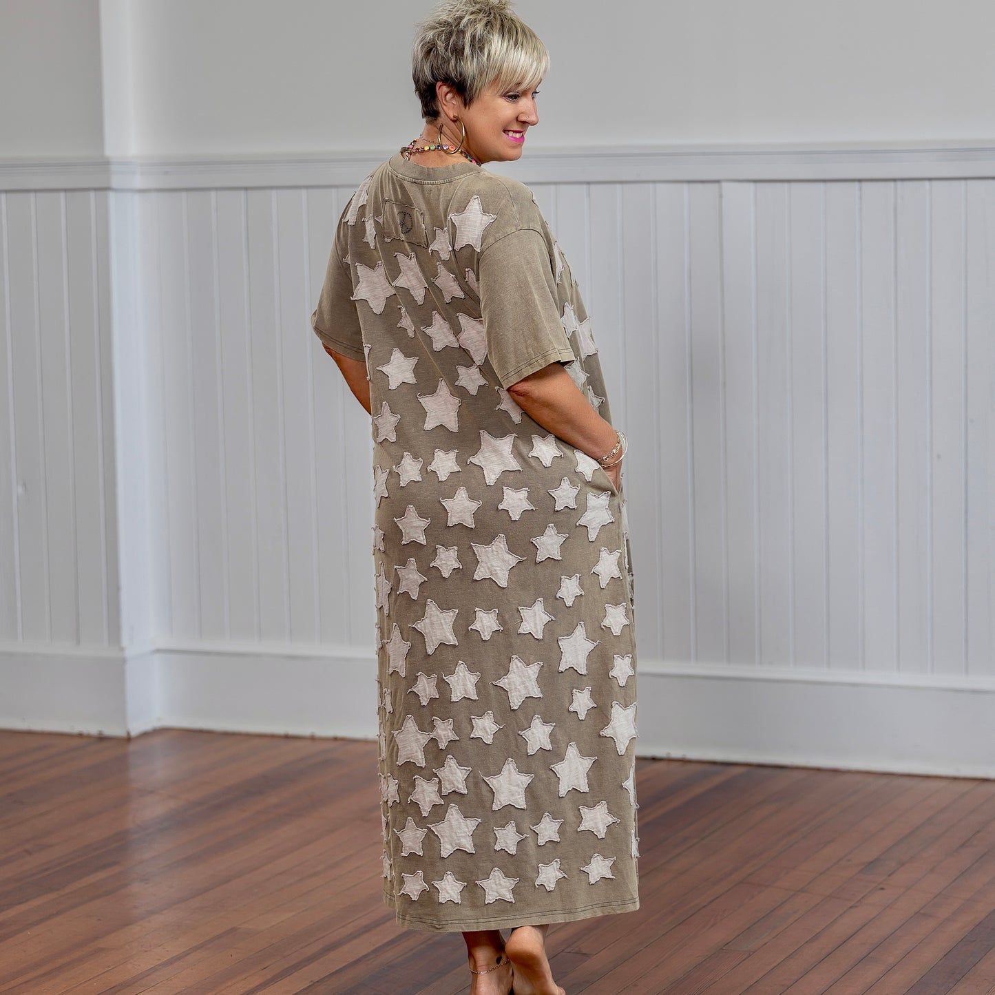 Rockstar Dress - Dark Taupe