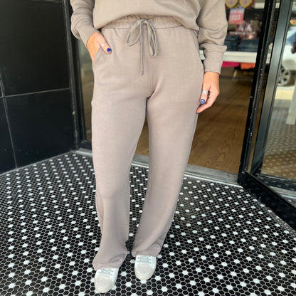 Scuba Straight Pant - Mocha