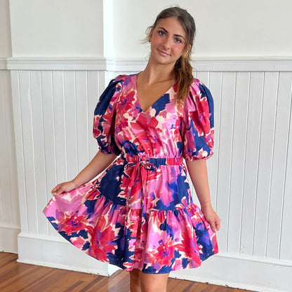 Raeanne Mini Dress - Pink Multi