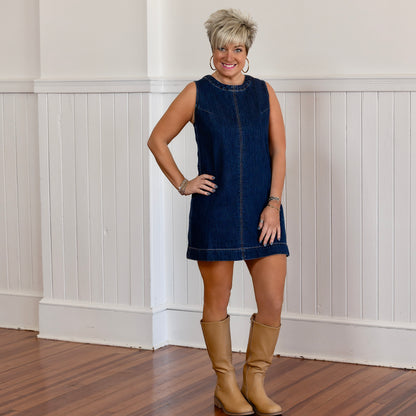 Baby's Got Her Blue Jean Dress On - Dark Denim