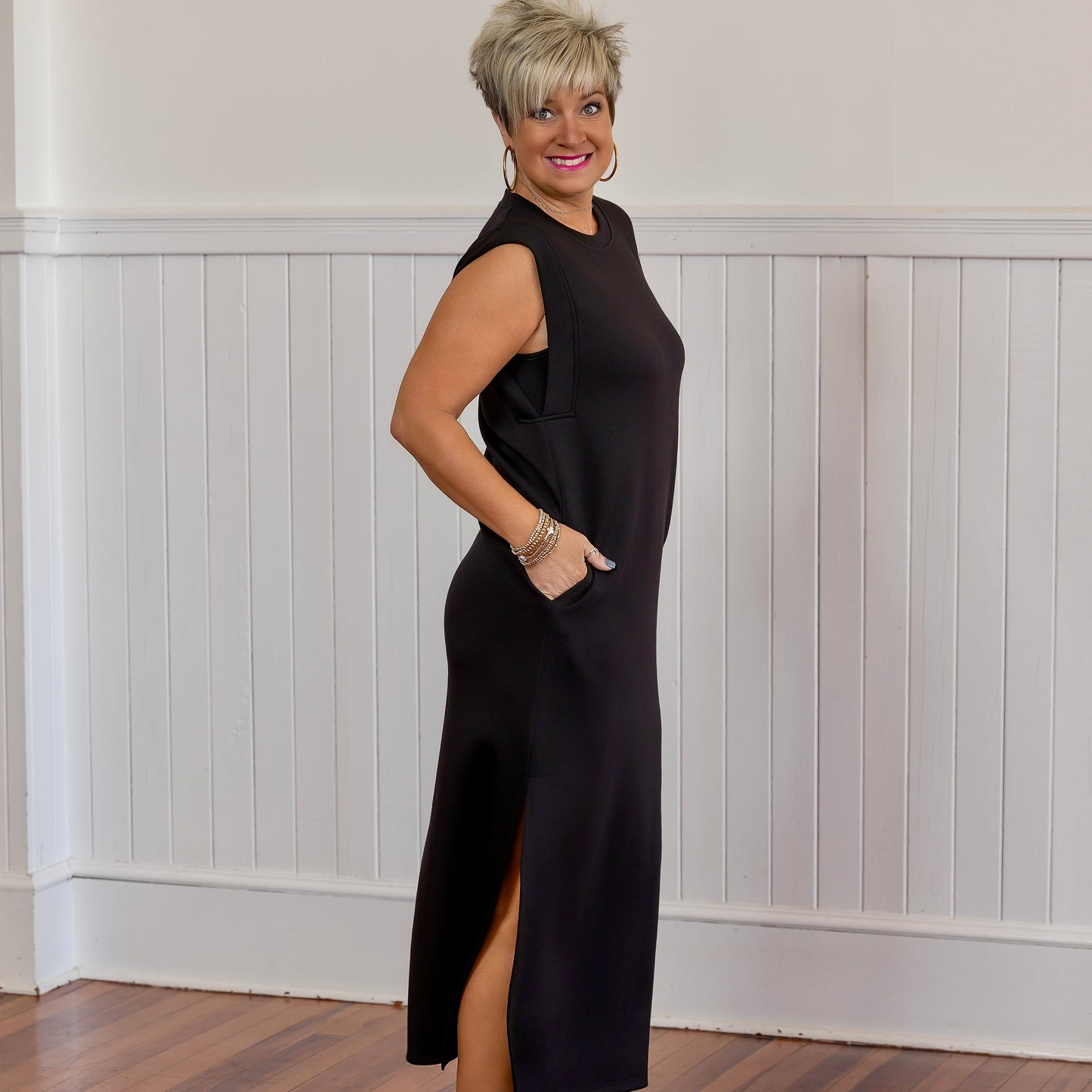 All Year Round Maxi Dress - Black