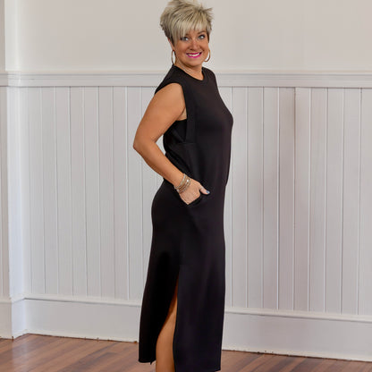 All Year Round Maxi Dress - Black