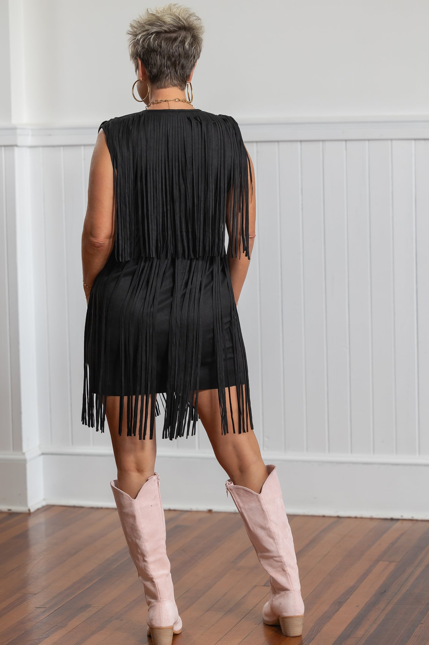 Miranda Inspired Dress - Black