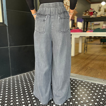 Mamma Mia Pants- Black Denim
