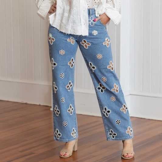 Bringing he 80's Back Jeans - Denim