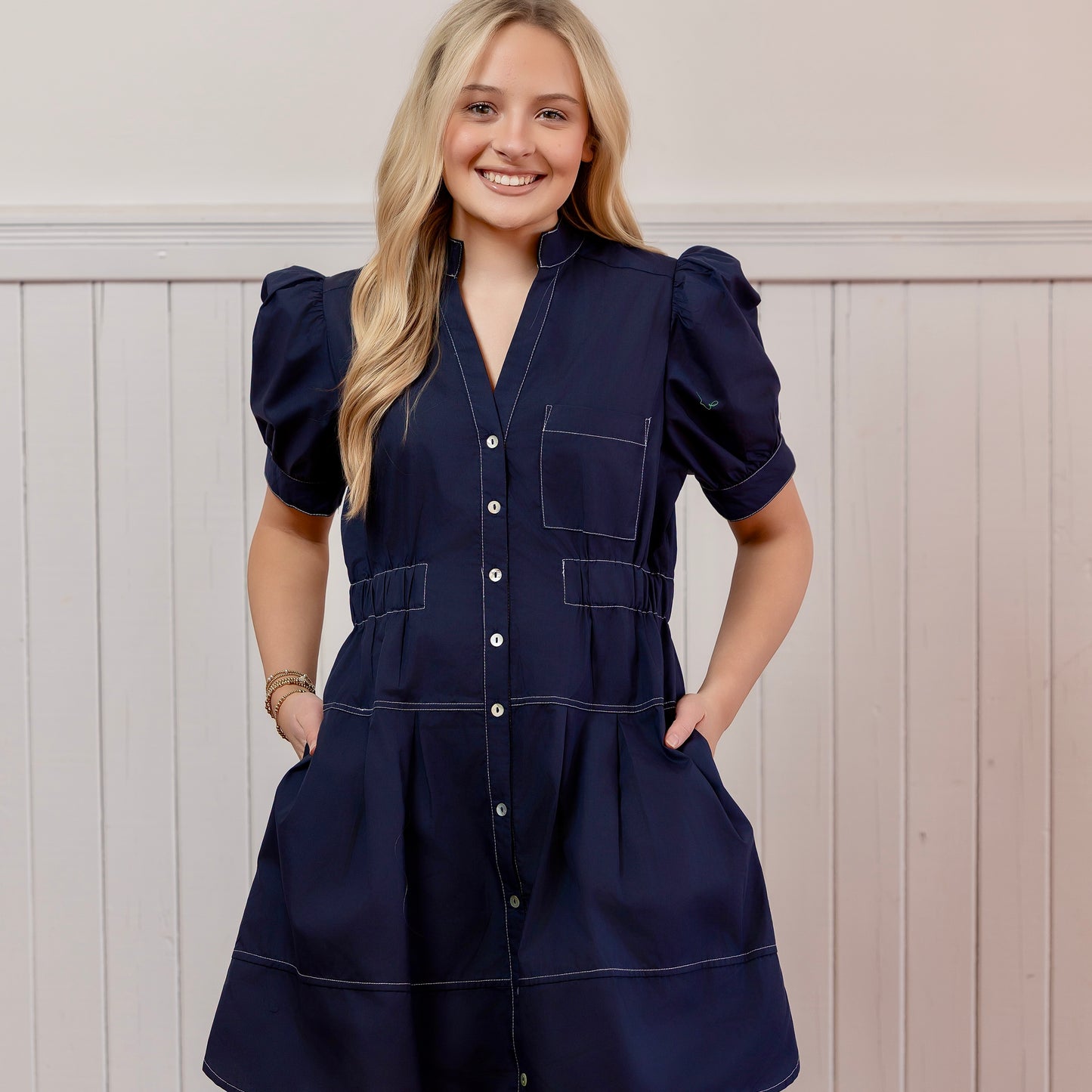 Sweet Intentions Dress - Navy