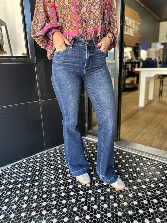 Judy Blue HW Trouser Flare