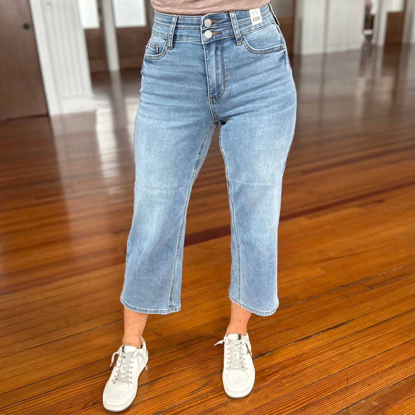 Judy Blue Wide Leg Crop Jean