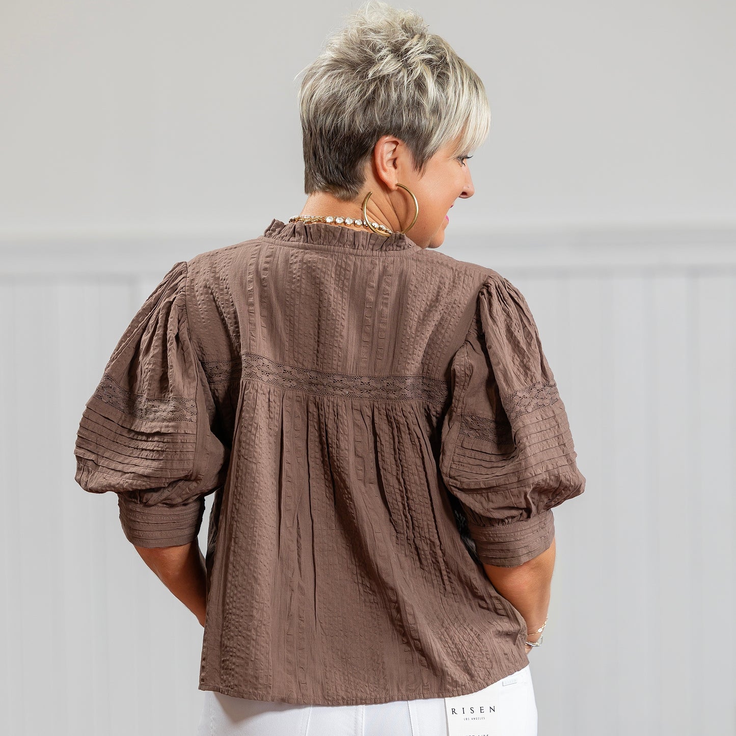 Adelaide Top - Brown
