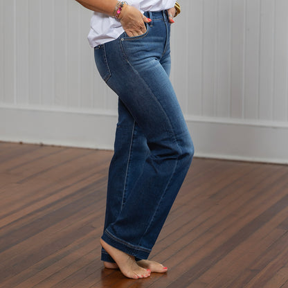 J21 Eleven x Risen - HR Straight Leg Jeans
