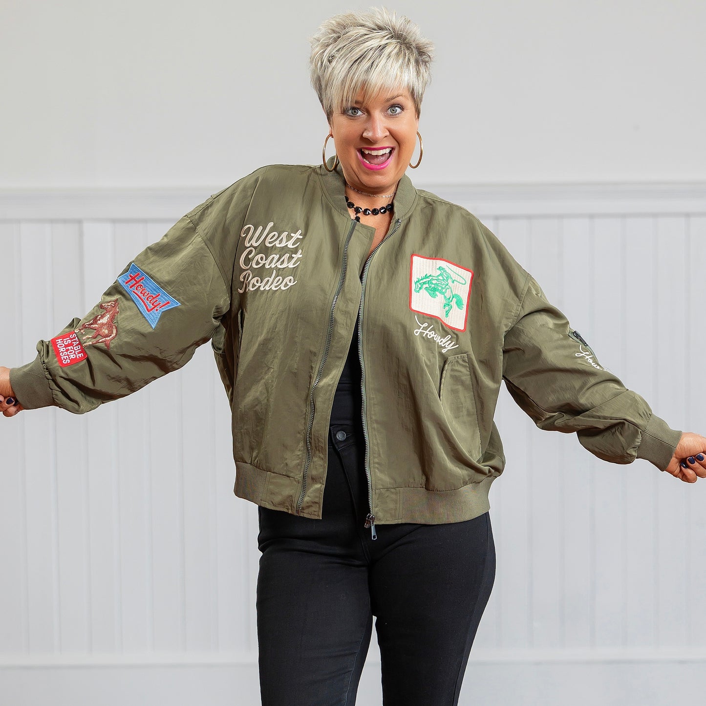 West Coast Rodeo Jacket - Army Green