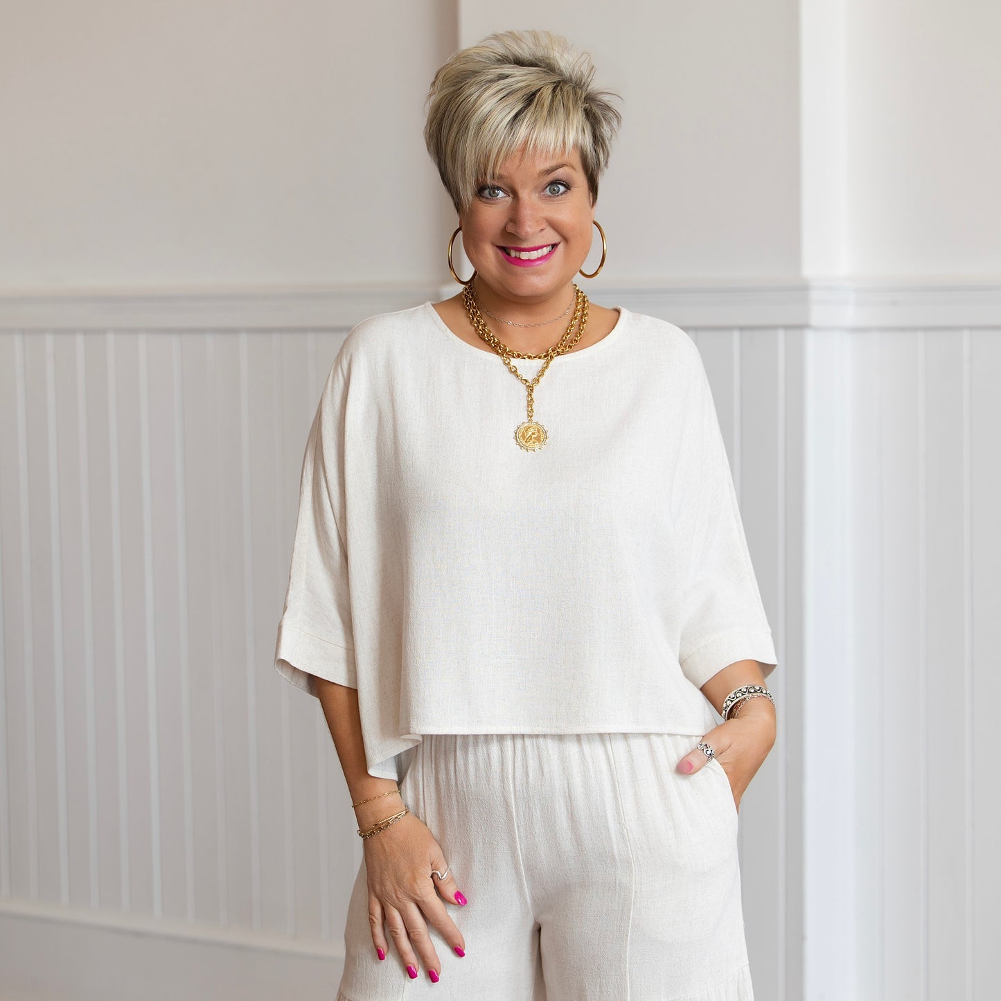 Beach Babe Top - Natural