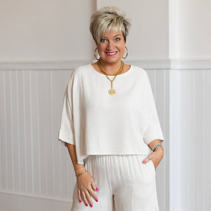Beach Babe Top - Natural