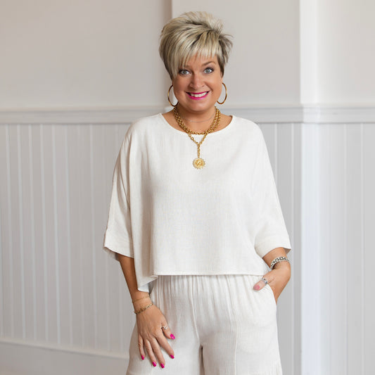 Beach Babe Top - Natural