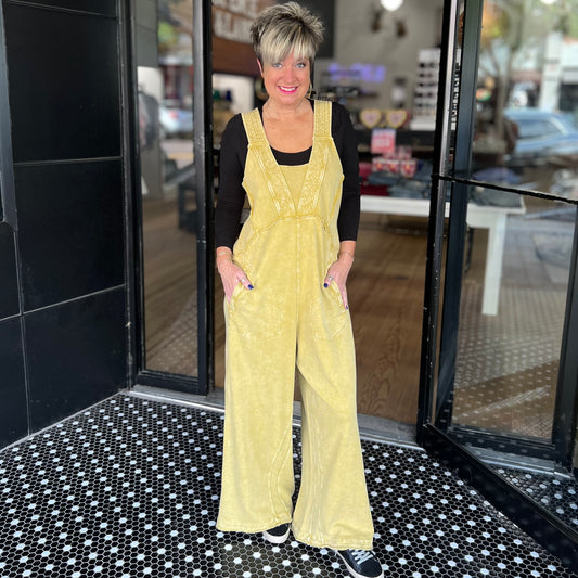 The Jo Jo Jumpsuit - Mustard
