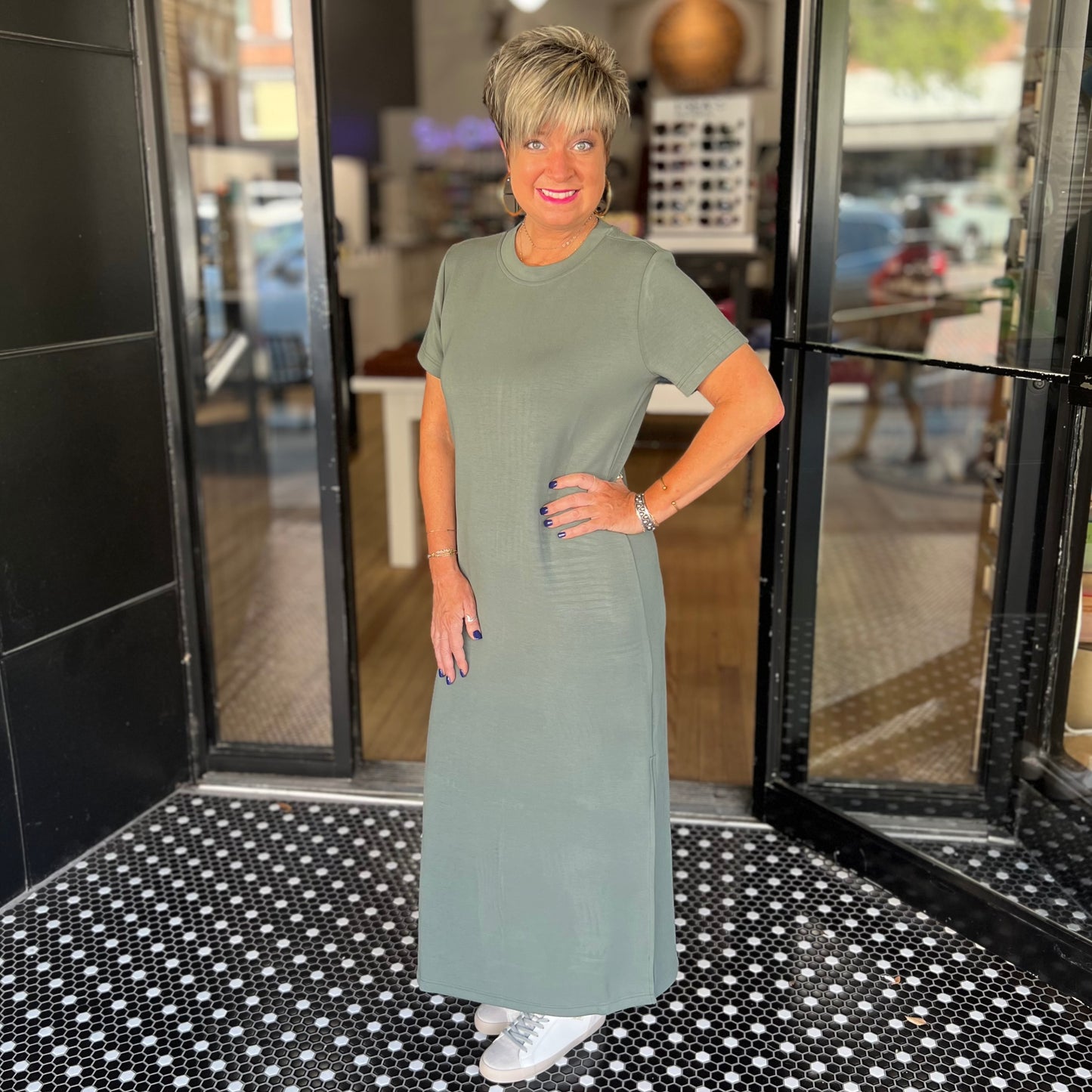 All Around Best Maxi Dress - Sage Leaf