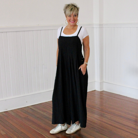 Jumping into Fall Jumpsuit