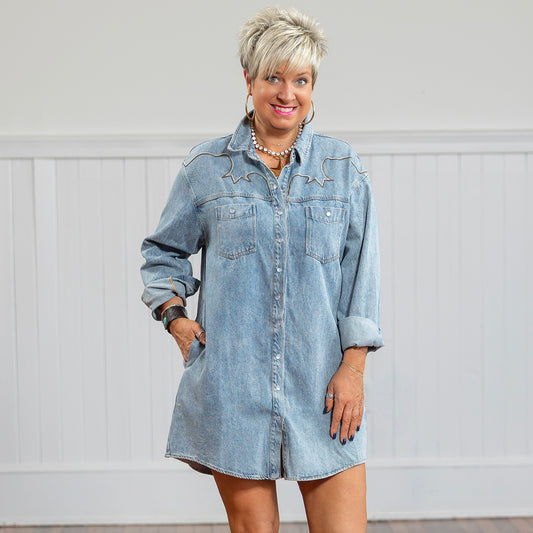 Beth Denim Dress