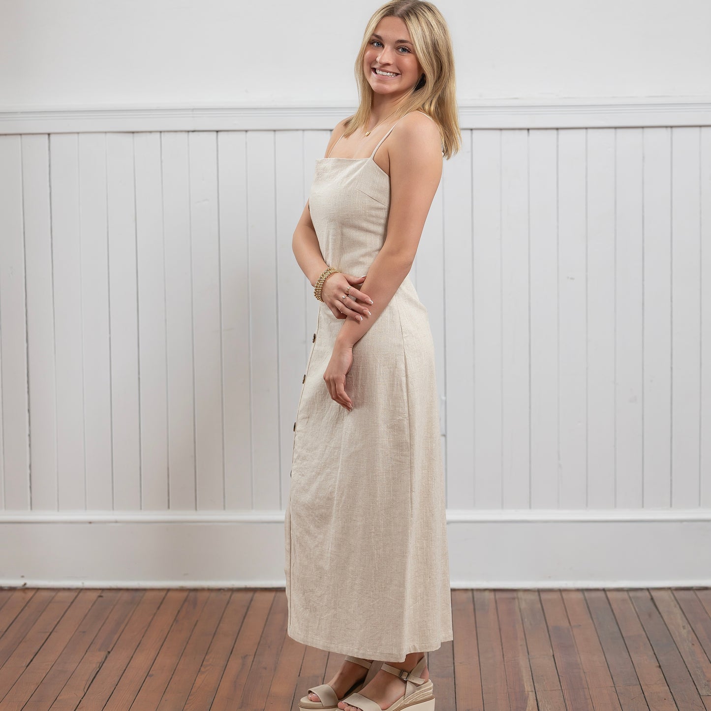 Sandcastle Dreams Dress - Oatmeal