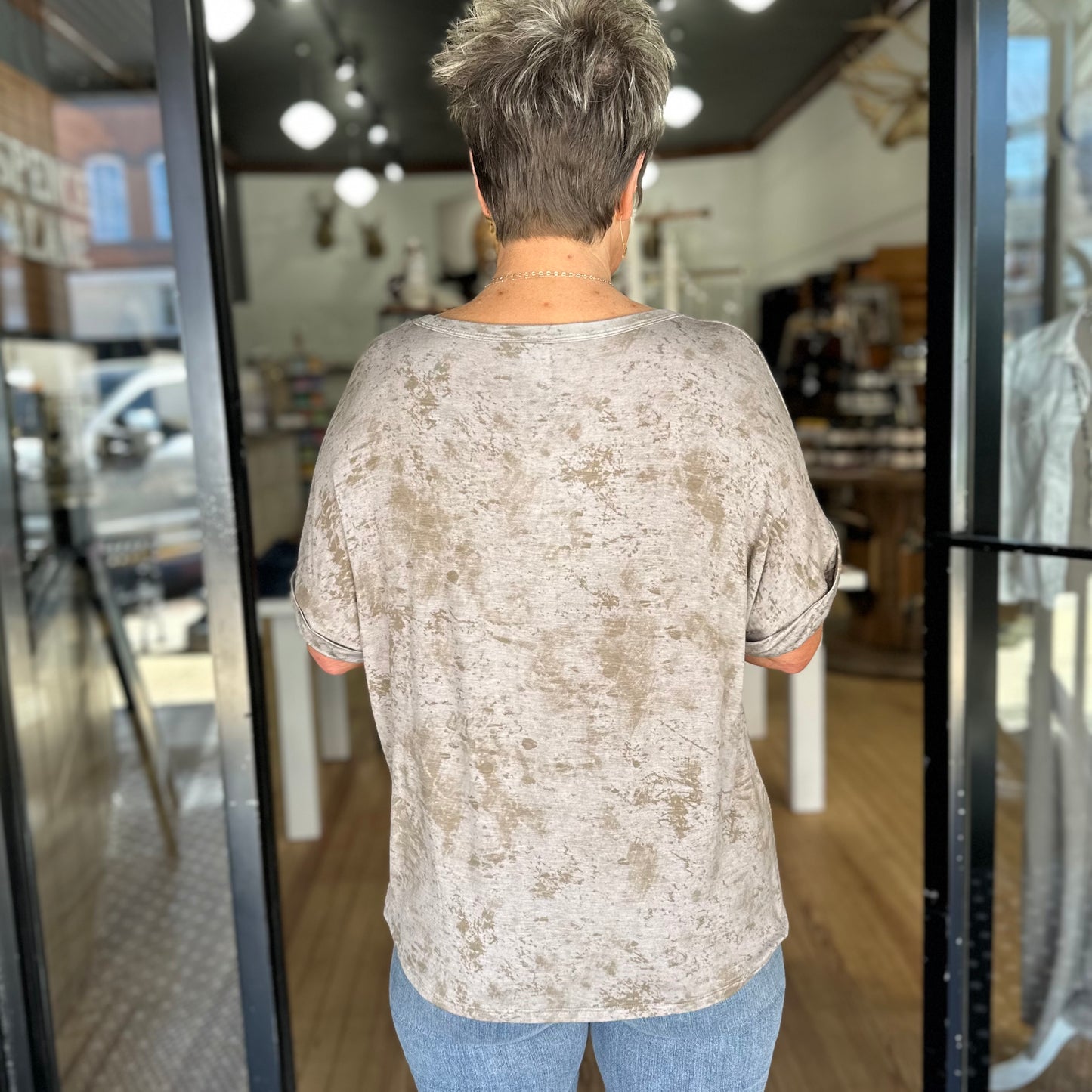 Nashville Vibes Shirt- Taupe