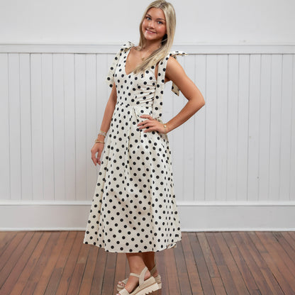 Perdita Polka Dot Dress