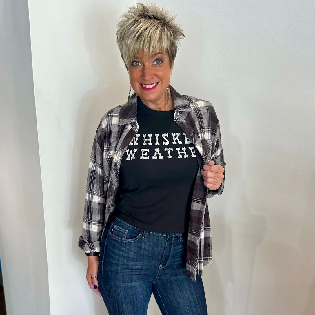 Pleasingly Plaid Shirt - Khaki