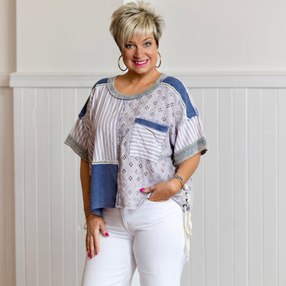 Boho Magic Top - Blue