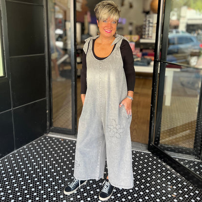 Ease Your Mind Jumpsuit - Ash