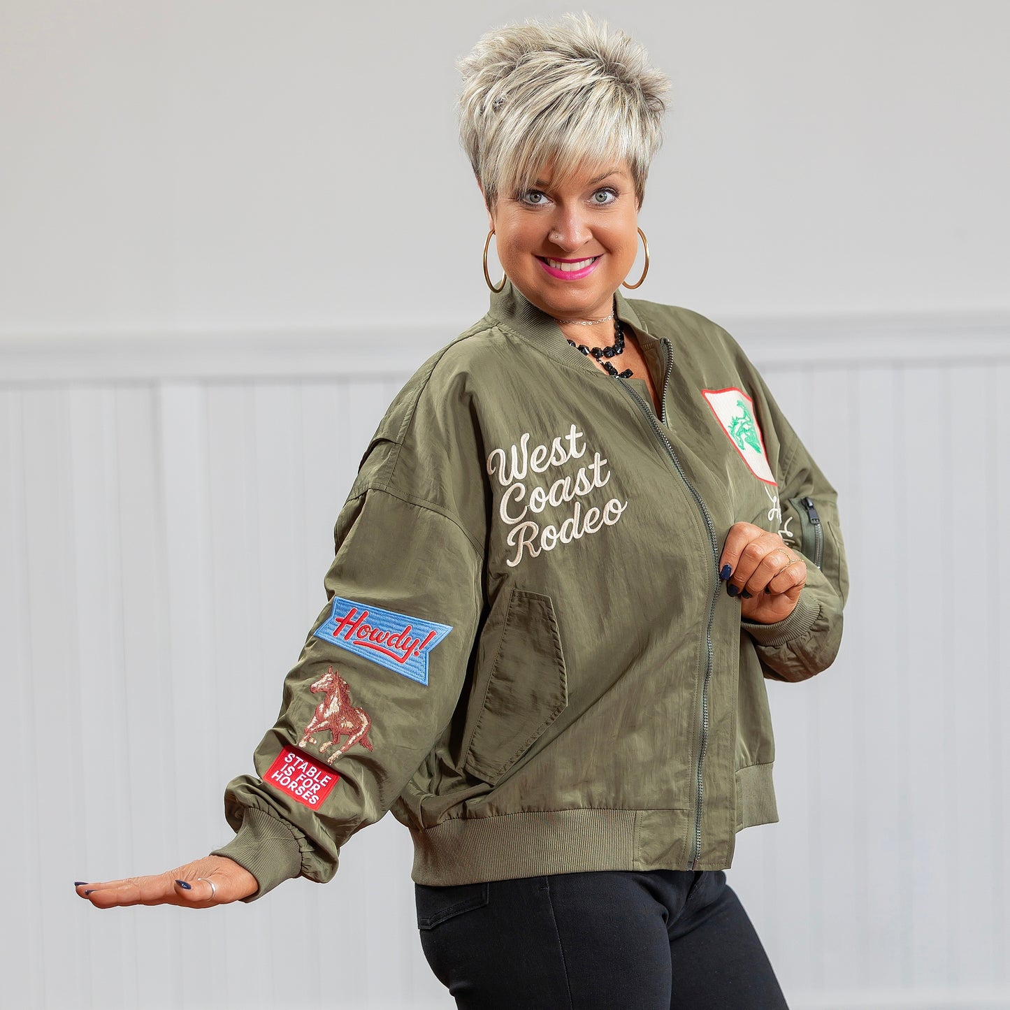 West Coast Rodeo Jacket - Army Green