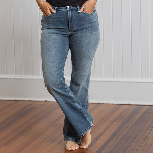Judy Blue MR Alex Bootcut Jeans - Dark