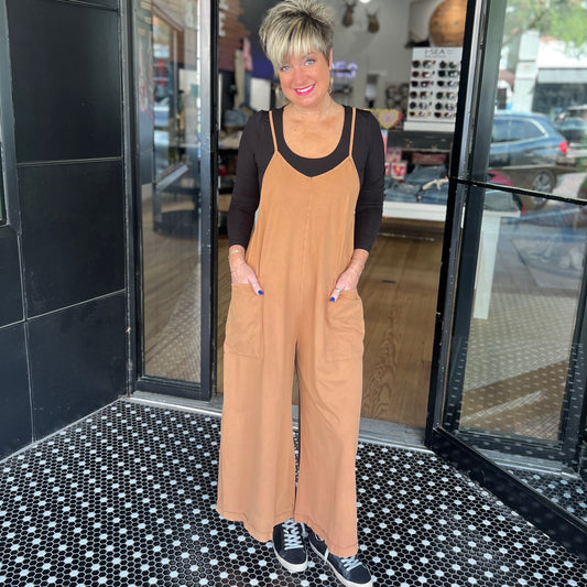 Dana's Favorite Jumpsuit - Almond
