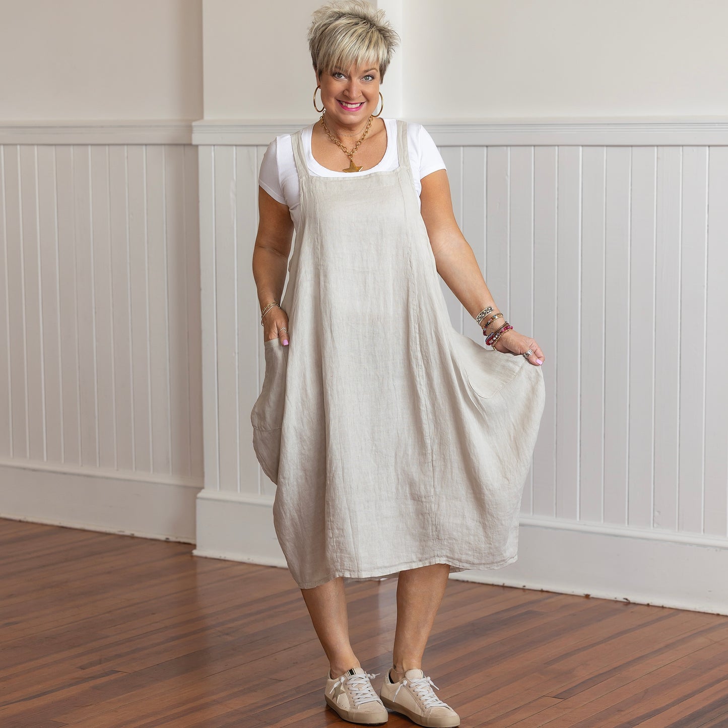 Pamela Did It Best Dress - Natural
