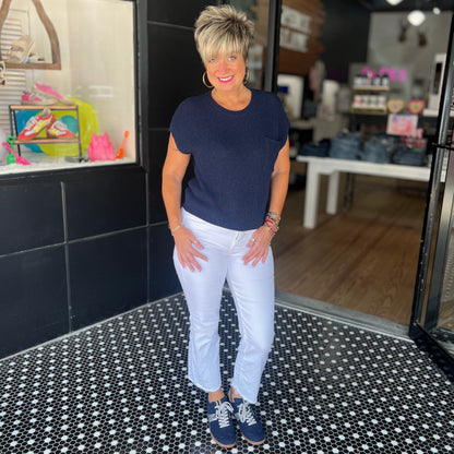 Savvy in Navy Top