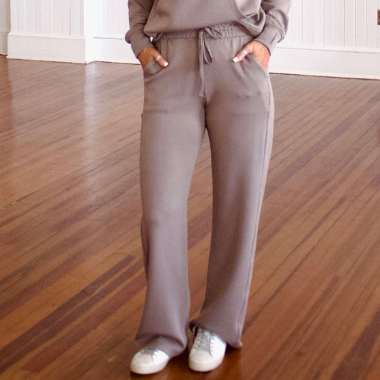 Scuba Straight Pant - Mocha