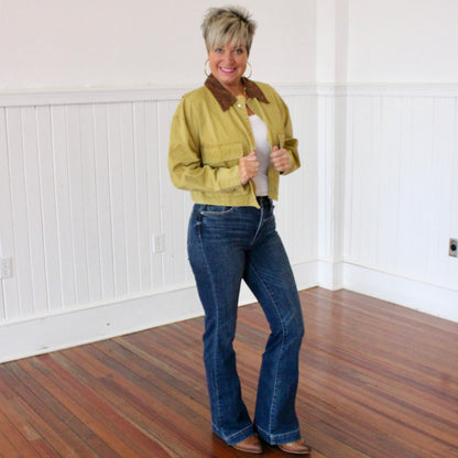 Fashion Forward Jacket - Mustard