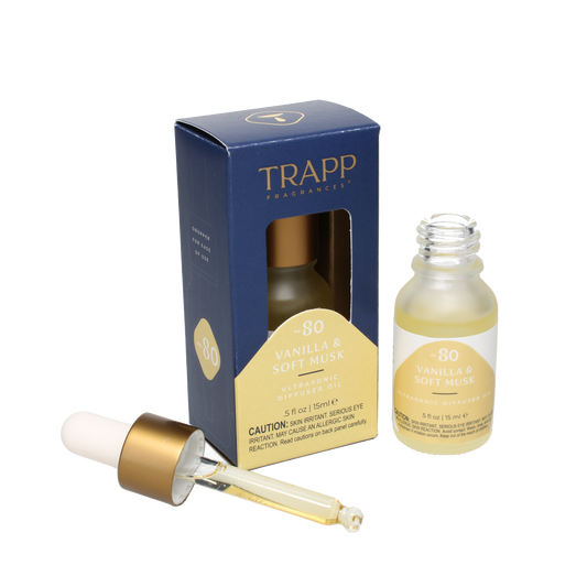 No. 80 Vanilla & Soft Musk- 0.5oz Ultrasonic Diffuser Oil