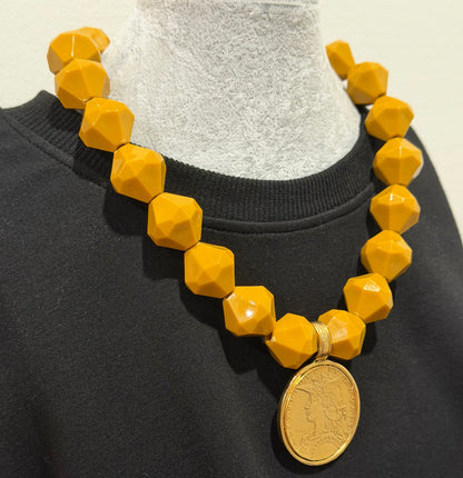 Frenchman Necklace - Mustard